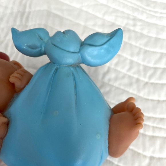 Vintage 1983 Vinyl Cabbage Patch Preemie Coin Bank - Picture 7 of 7